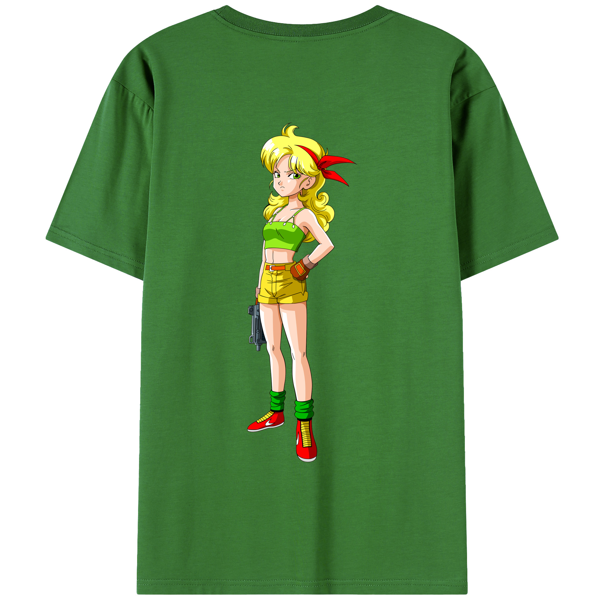 （画像用） ドラゴンボール DRAGON BALL レディース半袖Tシャツ(バックプリント)